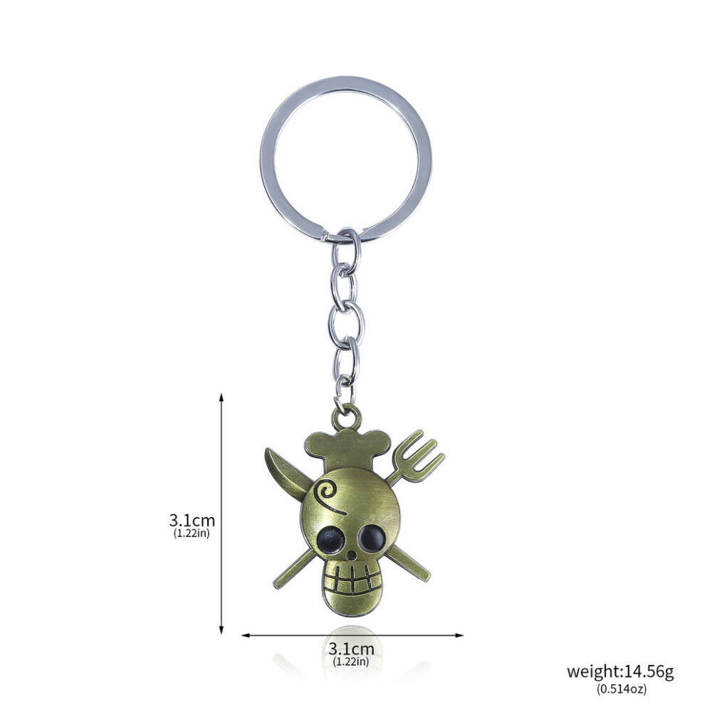 (Style29) One Luffy Piece Ace Tony Straw Hat Wanted Poster Necklace Keychain Pendant