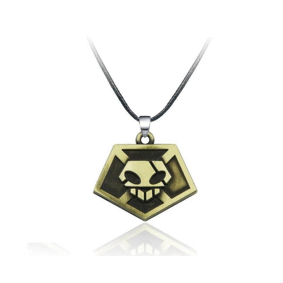 (Style3) Kurosaki Ichigo Bleach Bull Head Skull Mask Flame Necklace Pendant Metal