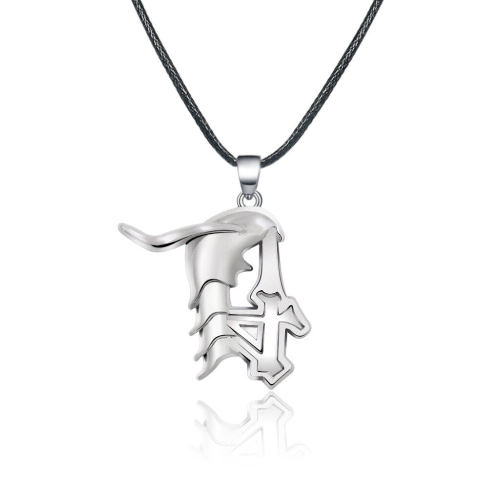 (Style9) Kurosaki Ichigo Bleach Bull Head Skull Mask Flame Necklace Pendant Metal