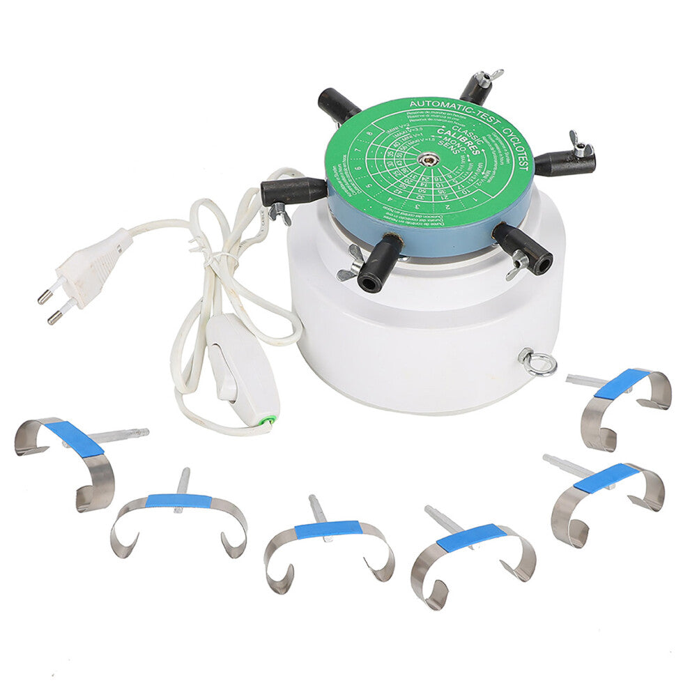 Alloy Automatic Watch Winder Test Machine for 6 Watches, Durable & Quiet