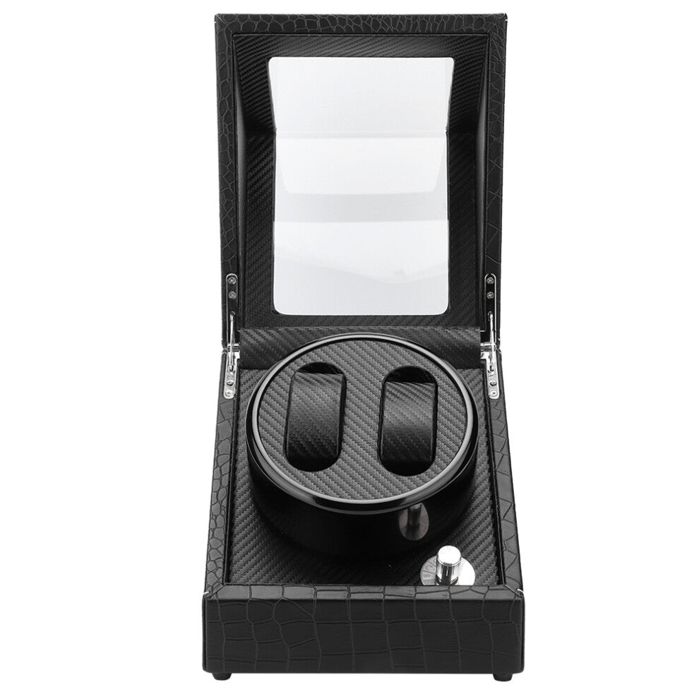 Automatic Watch Winder Box for Mechanical Watches, 18x18x21cm, Black