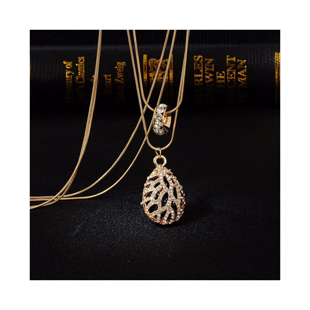 New Sweater Ladies Chain Aaa Cz Stone And Elegant Design Luxury Women Necklace