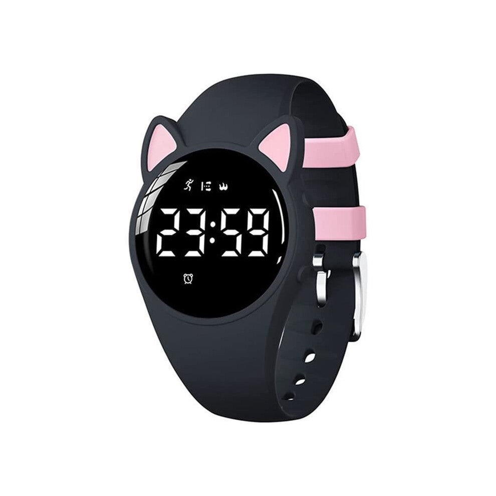 Kids Digital Watch Non-Connected - Sports Watches for Girls with Stopwatch Lighting Alarm Calendar Pedometers Walking Watch