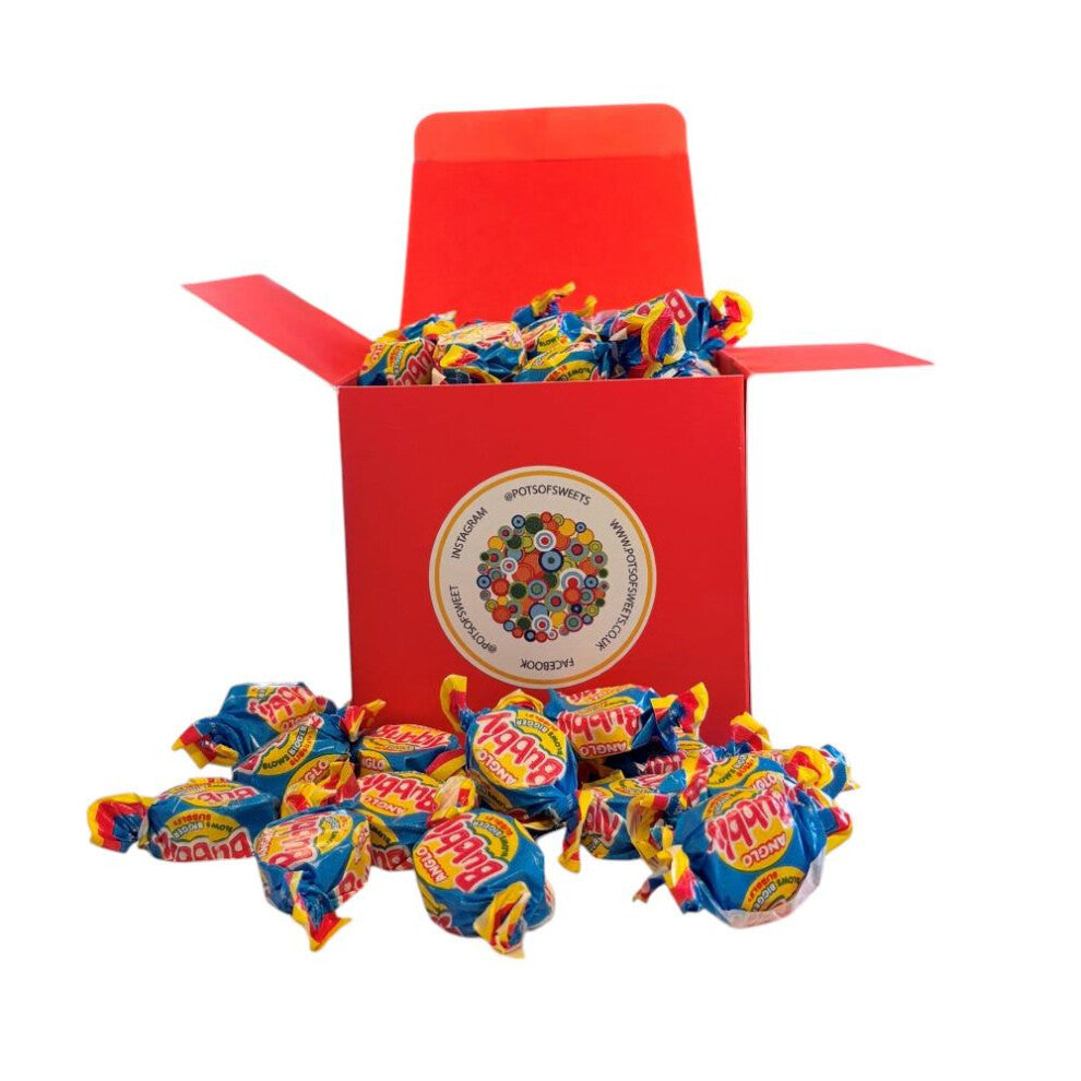 300g Bright Red Box of Anglo Bubble Bubblegum