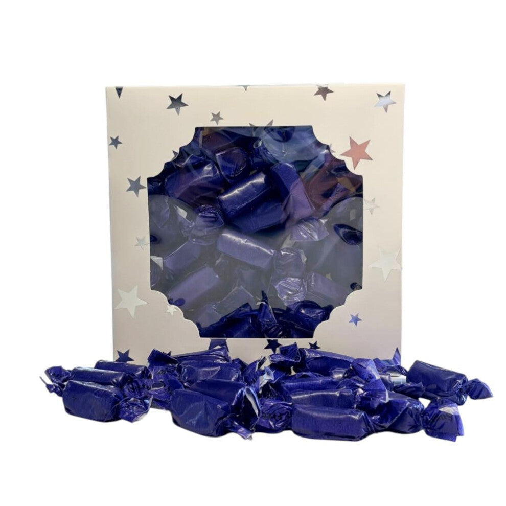 300g Square Star Patterned Box of Sugar Free Liquorice Toffee