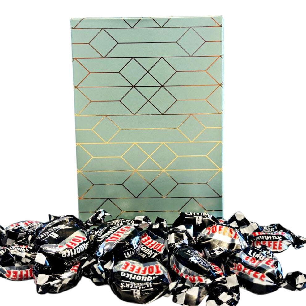 250g Rectangular Box Peppermint Abstract of Walkers Liquorice Toffee