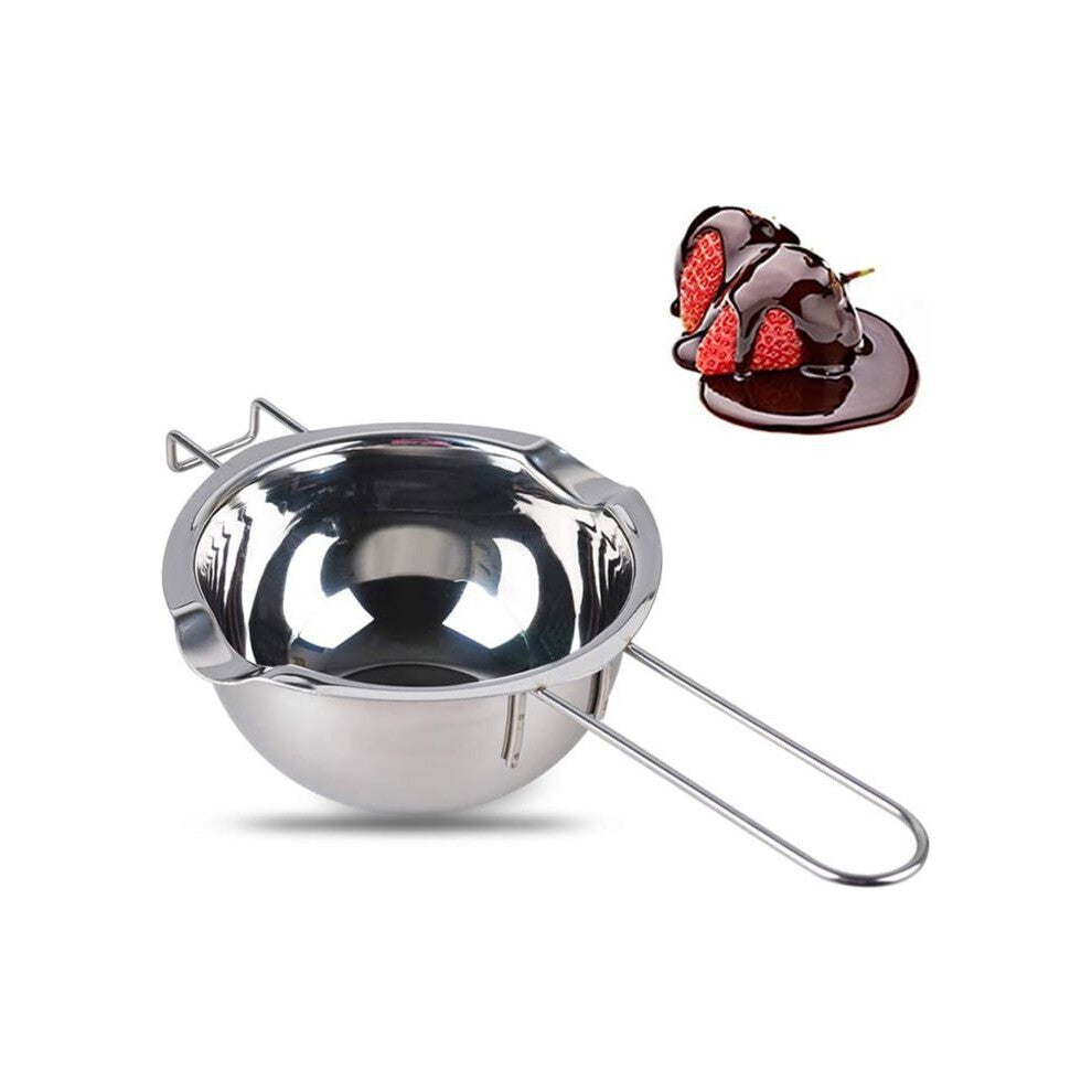 Bain Marie Bowl, 2 pieces 400 ml Chocolate pot Bain Marie saucepan for melting butter, chocolate