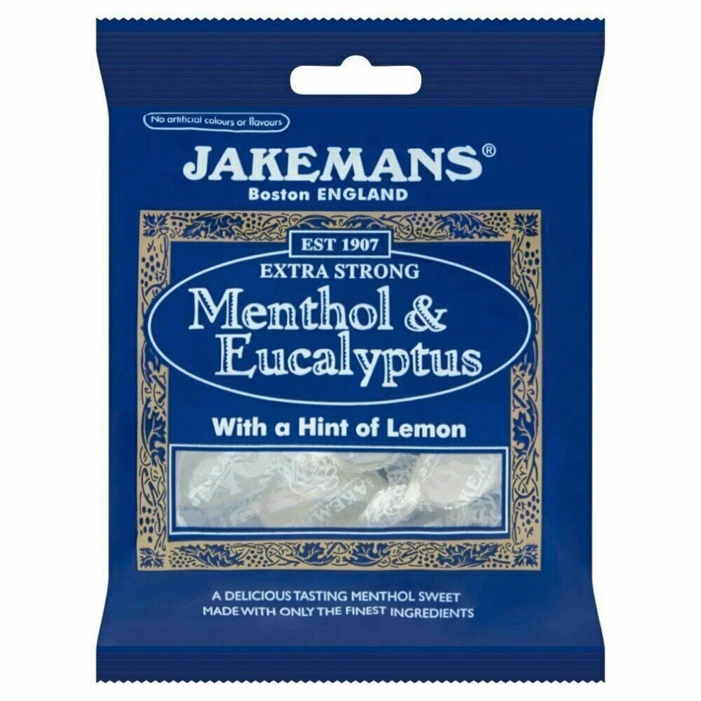 Jakemans Menthol & Eucalyptus Bags 100g (Pack of 1)