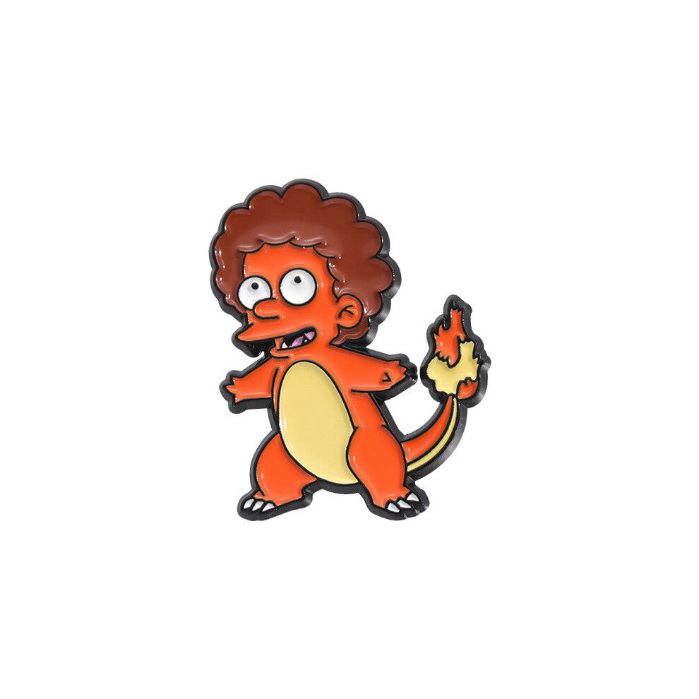 (QHXZ514) Anime Playful Pet Series Badge Brooch Featuring Humorous Turtle Shape Individual For Style