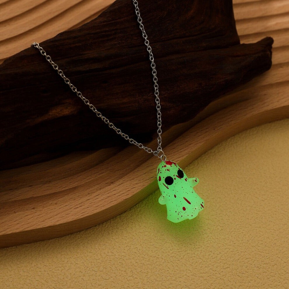 (Bloody Ghost Necklace) Glow Whimsical 3d In The Dark Pumpkin Ghost Earrings Perfect Celebrations Halloween For