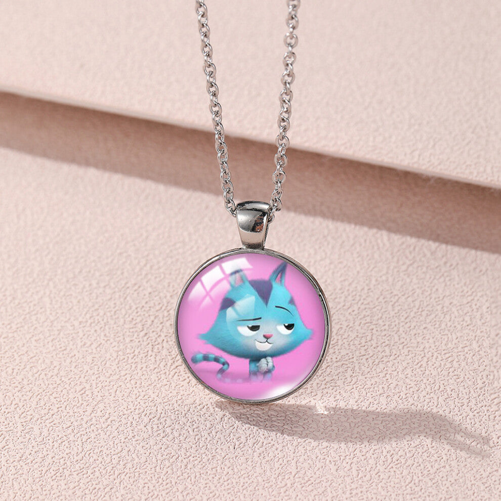 (YXL6320) Gabbys Trendy Dollhouse Cartoon Necklace With Stunning Geometric Pendant And Styling Versatile