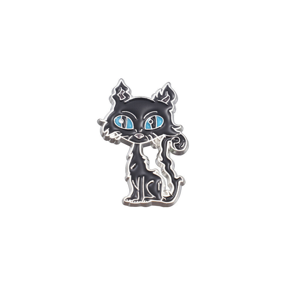 (QHXZ1917) Creative And Fun Cartoon Character Brooch With Keychain Necklace In Style Alloy Durable