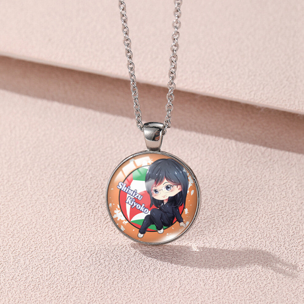 (YXL5615) Quality Hinata Premium Shoyo Anime Necklace With Gemstone Style For Lovers Trendy Fashion