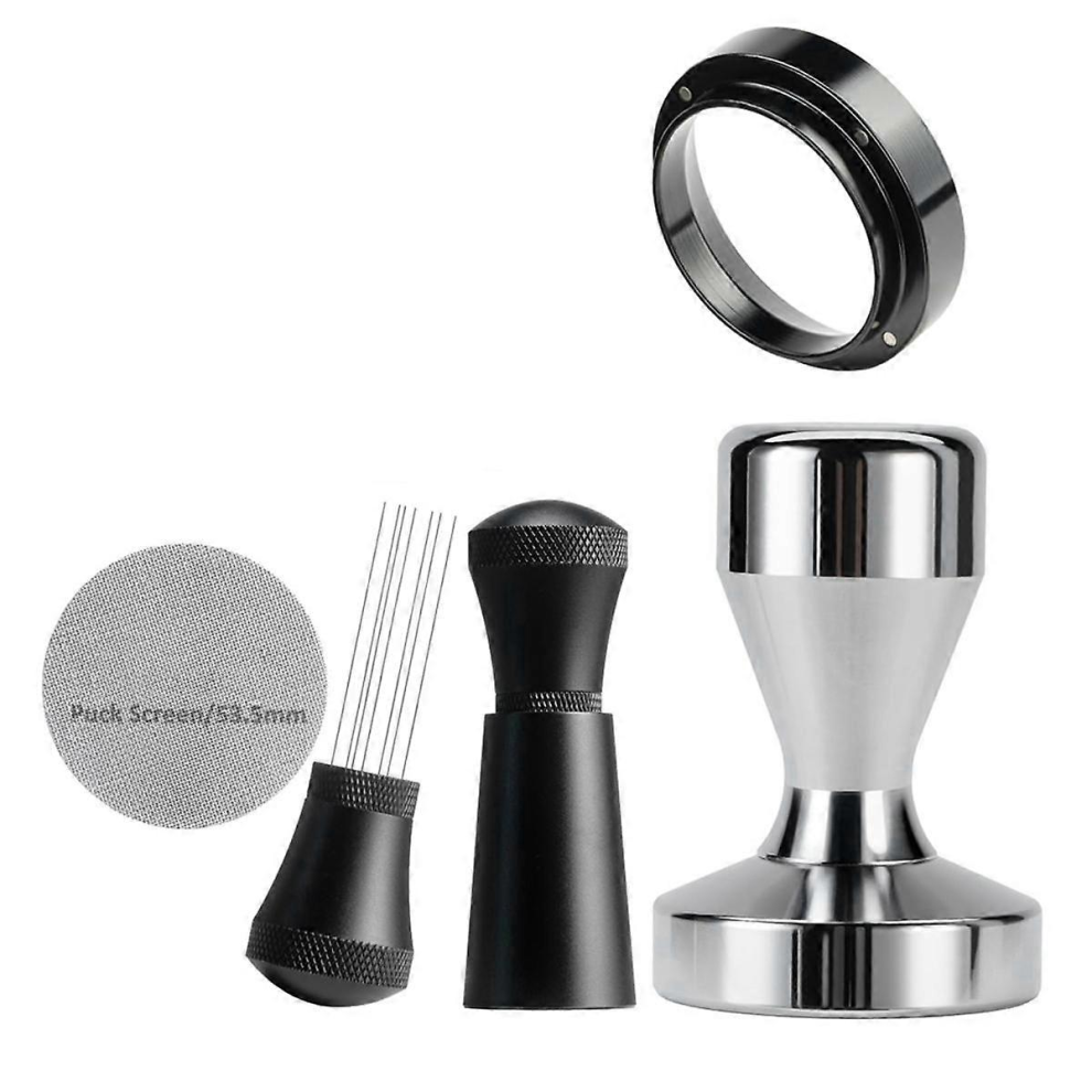 54mm Espresso Coffee Accessories Kit Espresso Tamper Set Compatible with 8 Series: 54mm Coffee Tamper Kit with Accessories