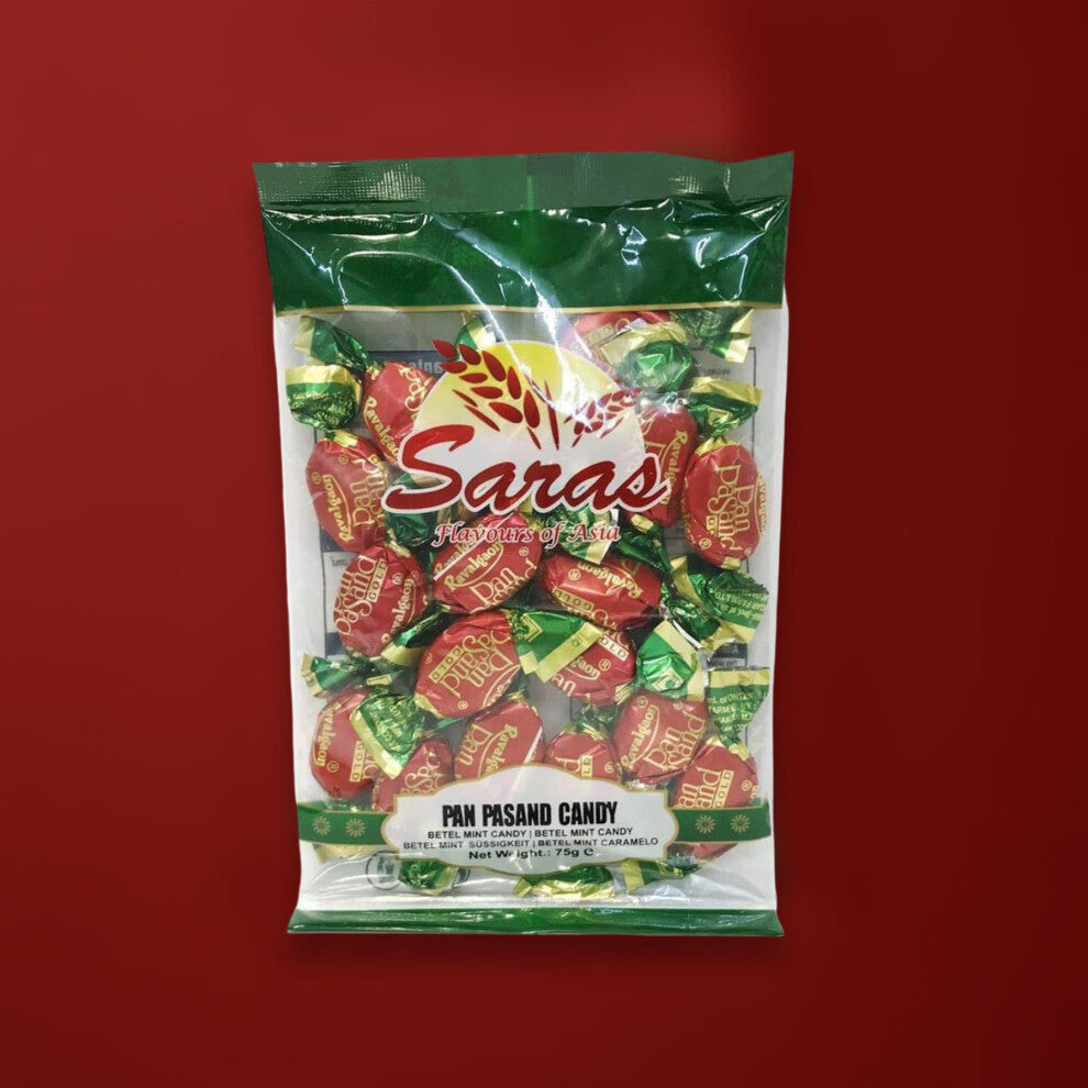 Saras Pan Pasand Candy 75g – Traditional Indian Sweet & Mouth Freshener