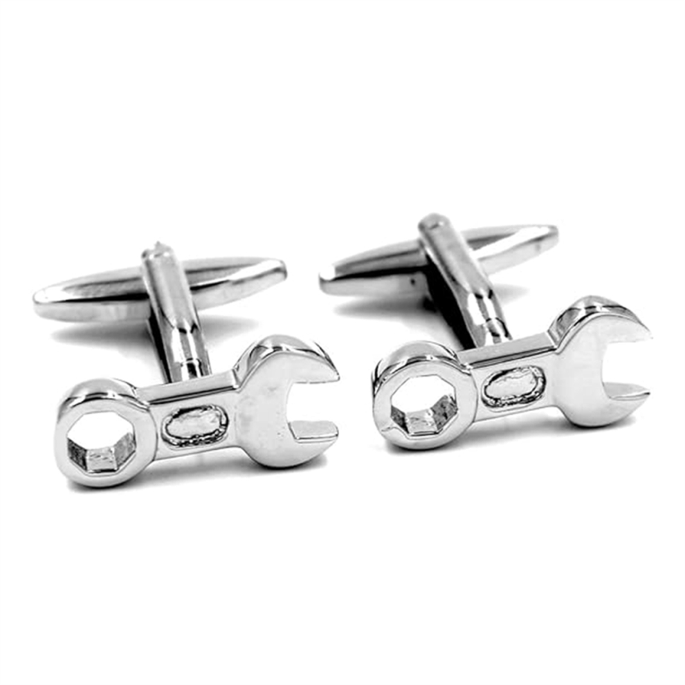 Modeling Metal Cufflinks DIY Tool Utility Kit Ornament Wrench Set