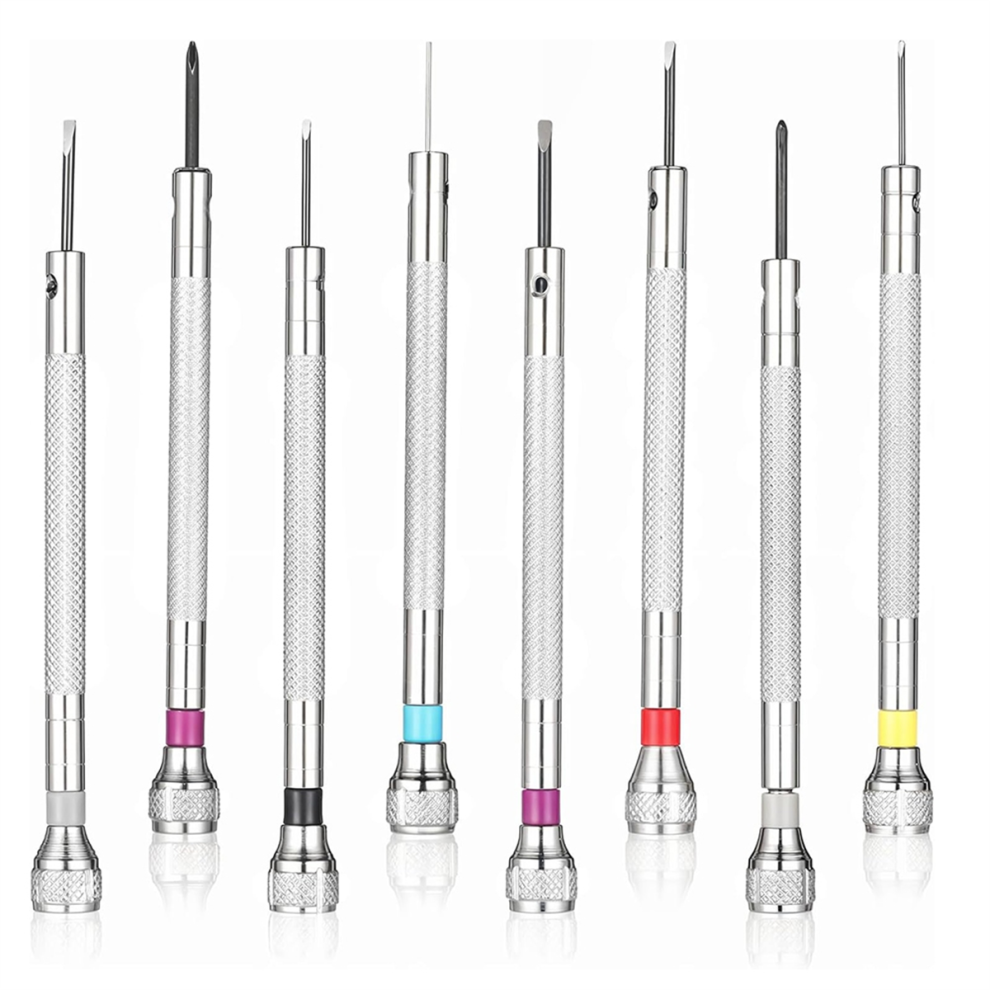 8-Piece Precision Screwdriver Set, Watch Repair Set for Glasses Repair, Electronics