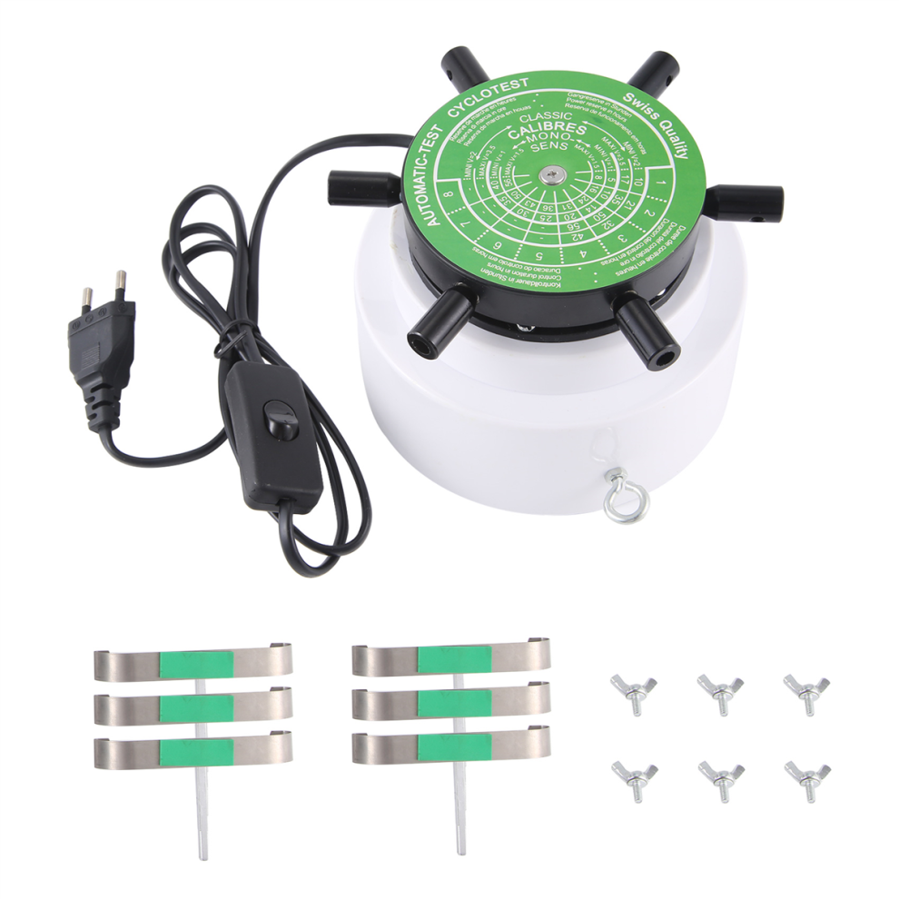 220V Automic-Test Watch Tester Test Machine--Watch Winders for Six Watches At One Time Eu Plug