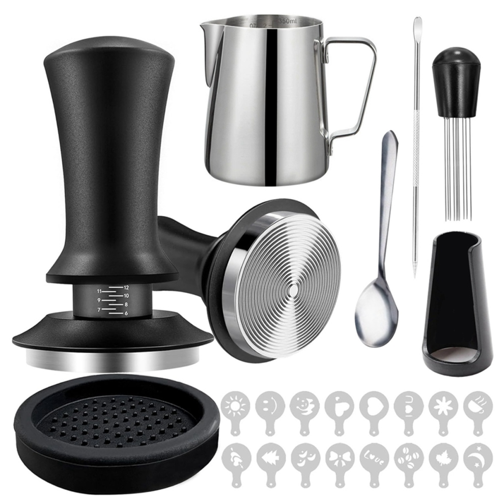 22 PCS Espresso Accessories Coffee Espresso Tamper Set 58mm