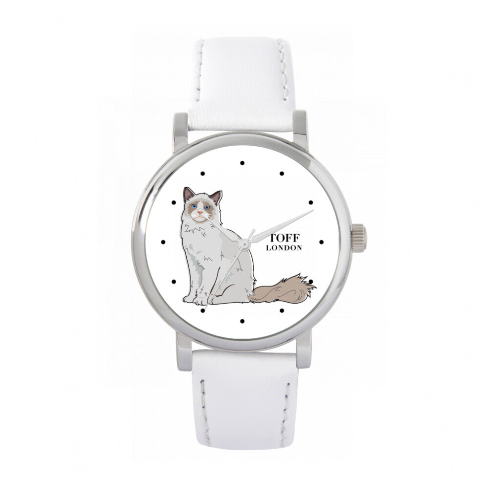 Toff London TLWS-33199 Ladies Ragdoll Cat Watch