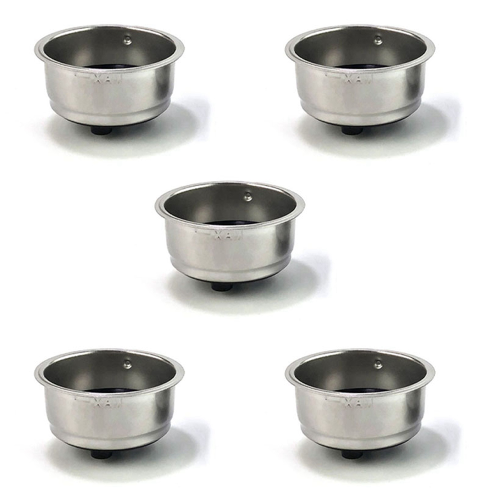 Stainless Steel Coffee Filter Basket for Home Office(Double Cup)