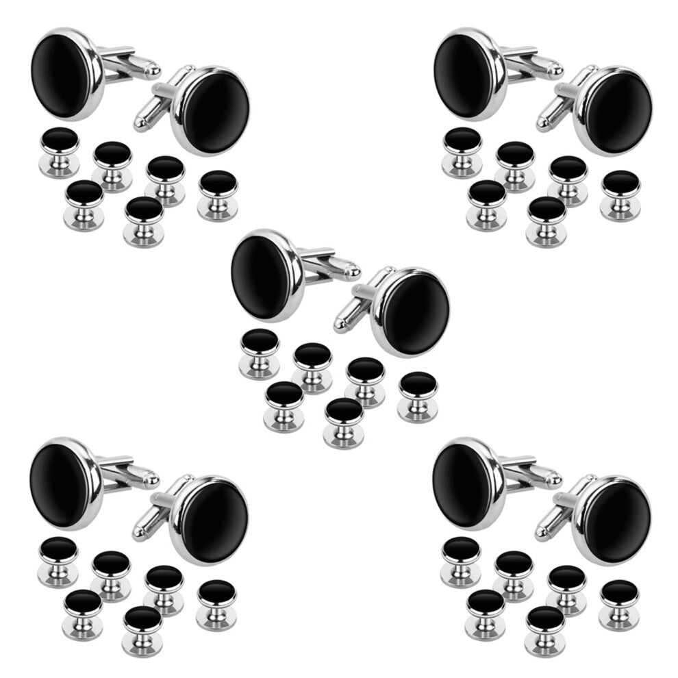Cufflinks and Studs Set for Shirts 10 Cufflinks and 30 Studs