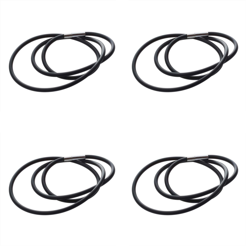 19.75 Inch 3mm Fashion Cord Necklace with Stainless Steel Closure