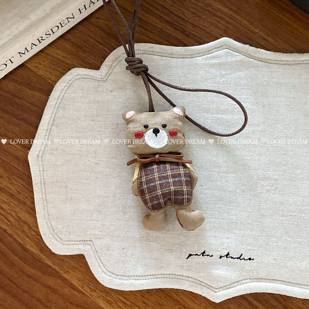 (No. 15 cartoon necklace) New colorful cartoon little girl princess children's necklace cute niche imitation leather adjustable necklace female