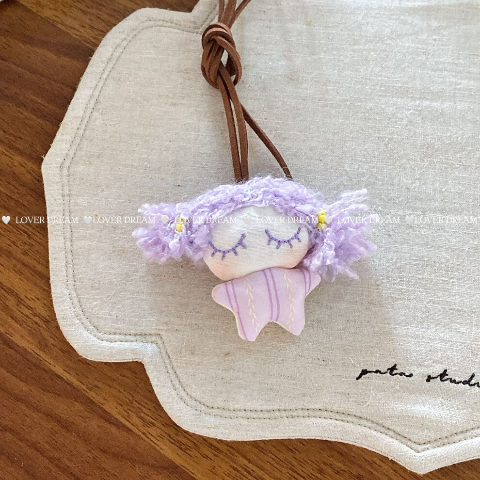 (No. 16 cartoon necklace) New colorful cartoon little girl princess children's necklace cute niche imitation leather adjustable necklace female