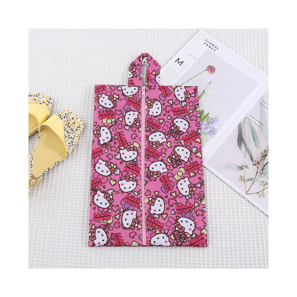(Kt) Hello Kuromi Kitty Waterproof Multipurpose Travel Bag For Shoes And Lingerie