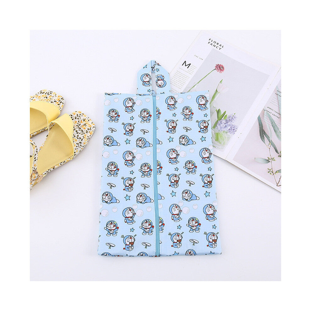 (Dinga) Hello Kuromi Kitty Waterproof Multipurpose Travel Bag For Shoes And Lingerie