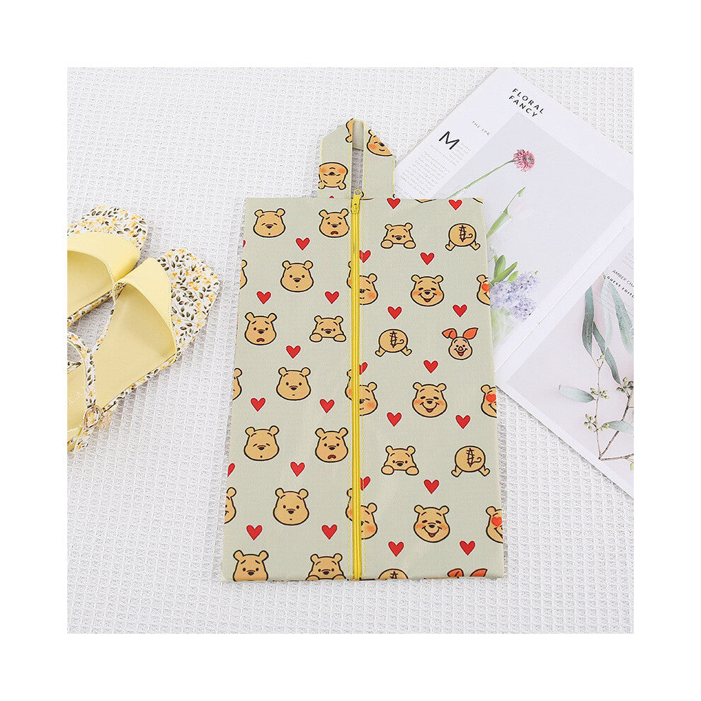 (Bear Head) Hello Kuromi Kitty Waterproof Multipurpose Travel Bag For Shoes And Lingerie