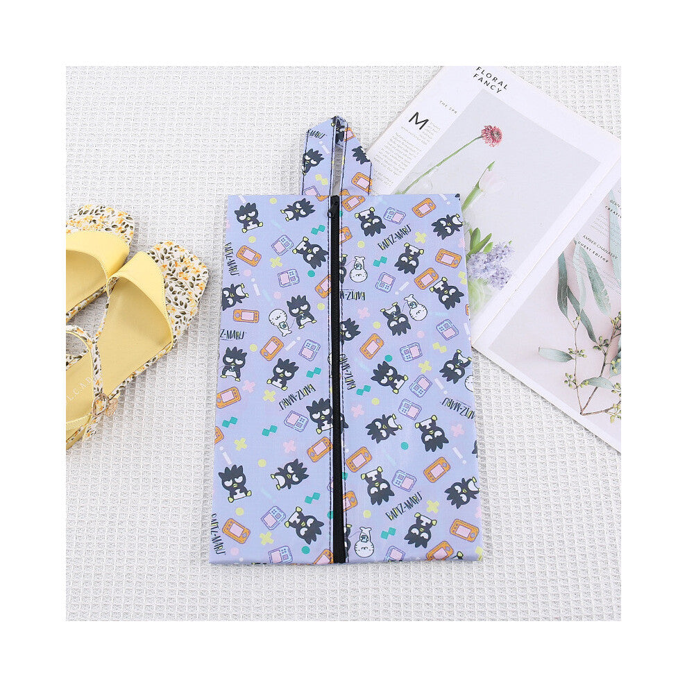 (XO) Hello Kuromi Kitty Waterproof Multipurpose Travel Bag For Shoes And Lingerie