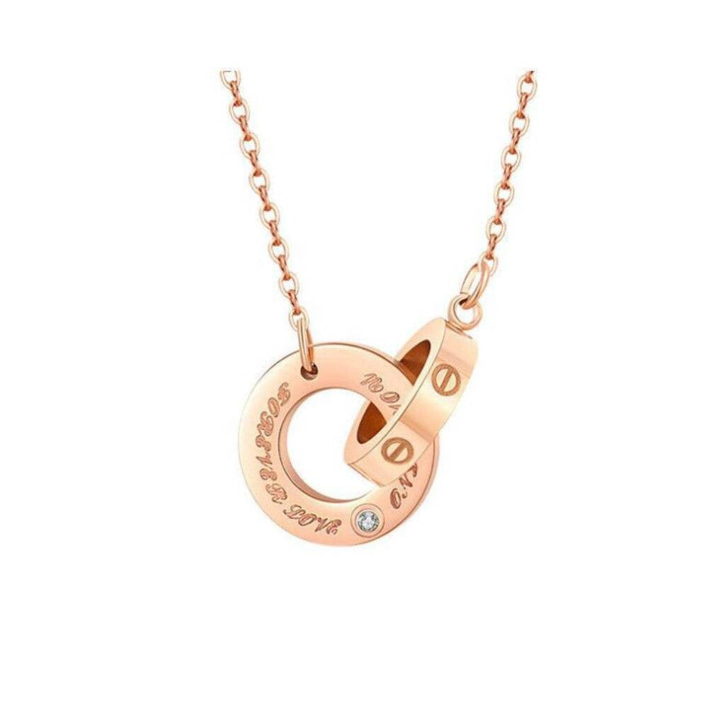 (Style E) Fashion Four Leaf Clover And Heart Chain Necklace Decoration Rhinestone With