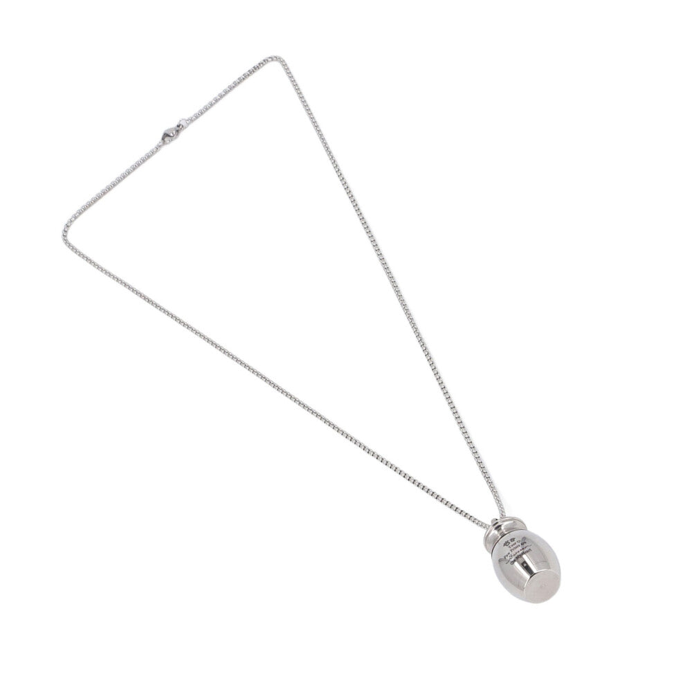 Stainless Steel Urn Necklace Engraved Memorial Ashes Pendant 25x15mm