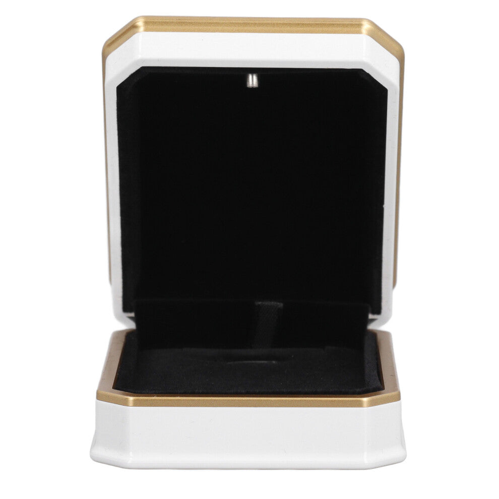 White LED Light-Up Necklace Box for Proposal, Wedding, Anniversary 9.1x7x3.6cm