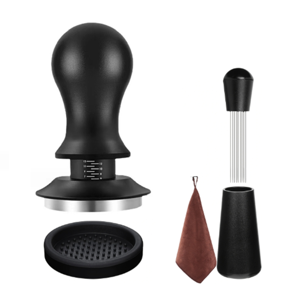 5 PCS Espresso Accessories Coffee Espresso Tamper Set 58MM