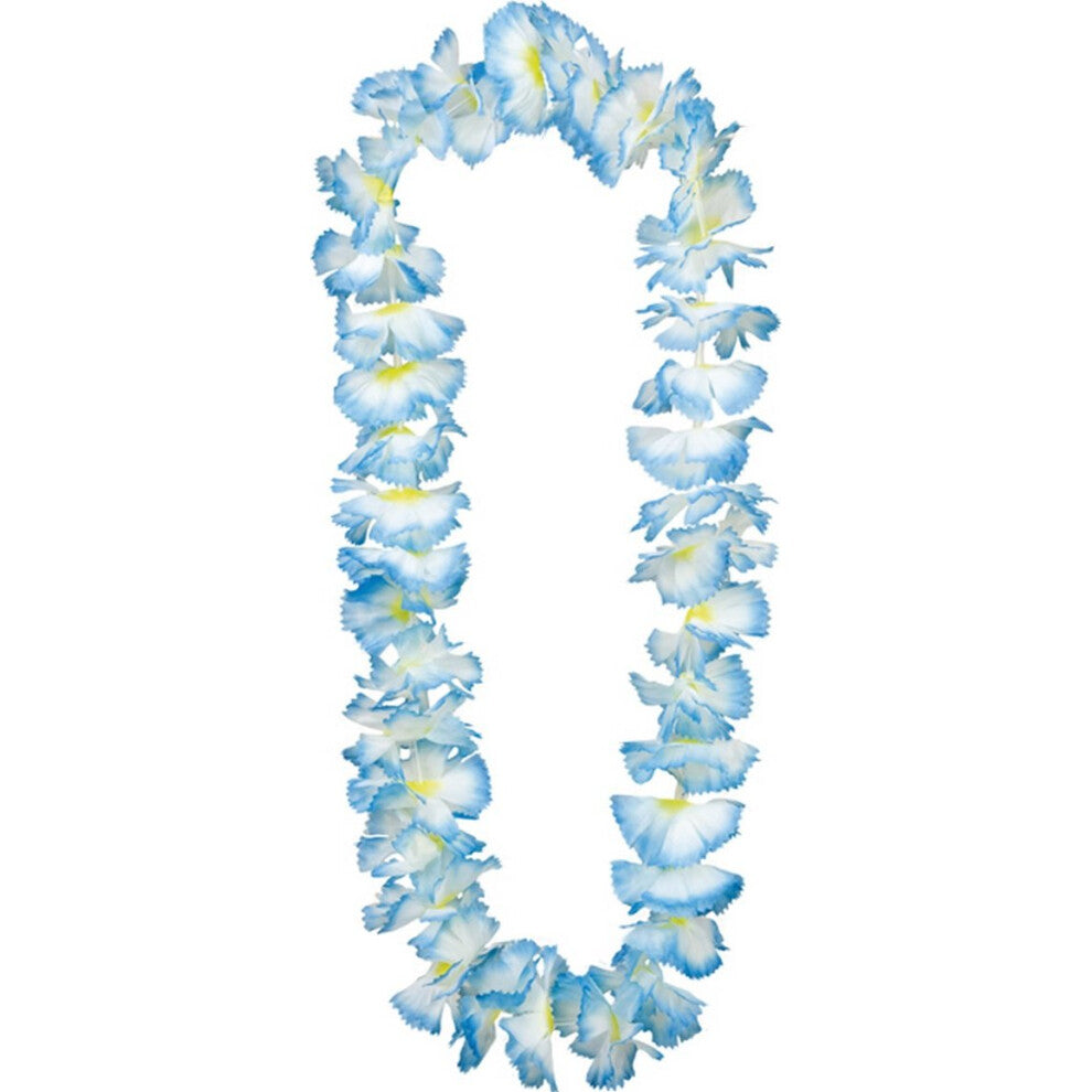 Light blue Hawaiian necklace