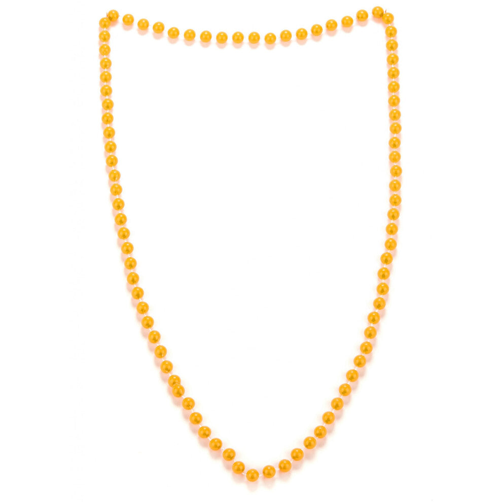 Adult orange pearl necklace