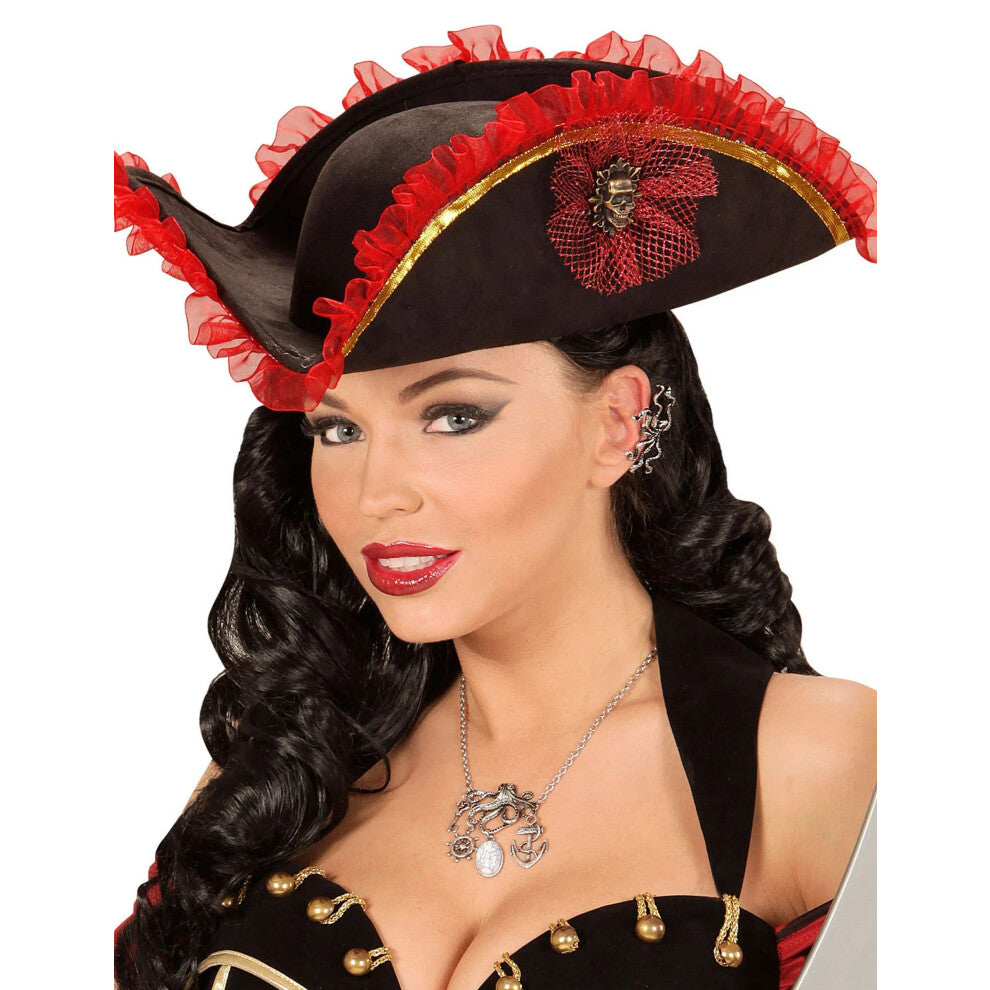 Pirate necklace with charms for women