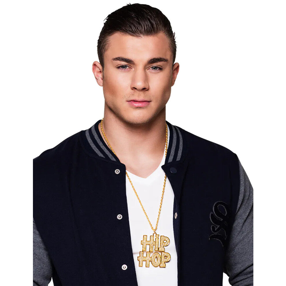 Adult Gold Hip Hop Necklace