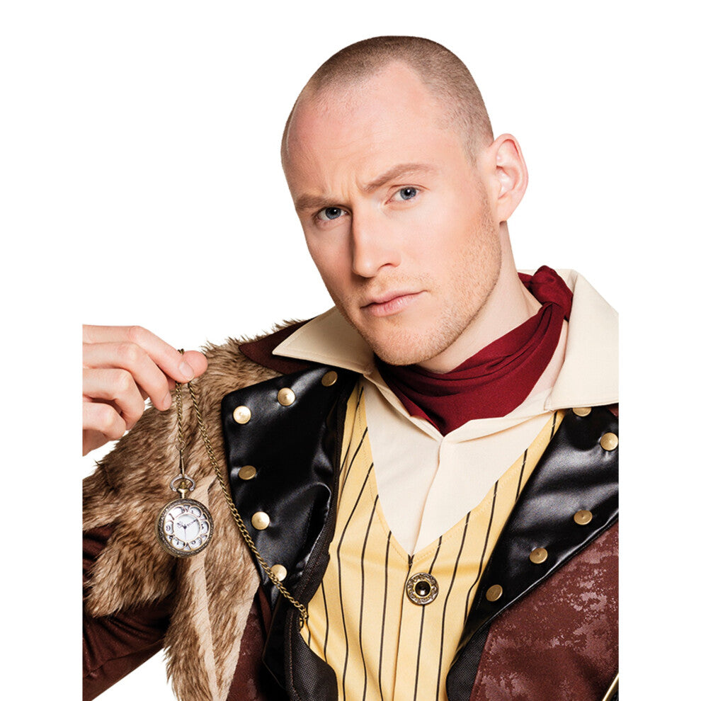 Steampunk Gold Pocket Watch Necklace