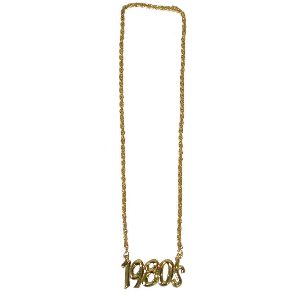 1980s adult gold necklace