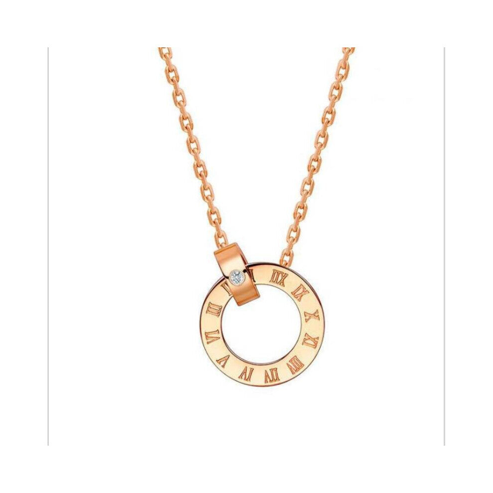 (Style G) Four Fashion Leaf Clover And Heart Chain Necklace Decoration With Rhinestone