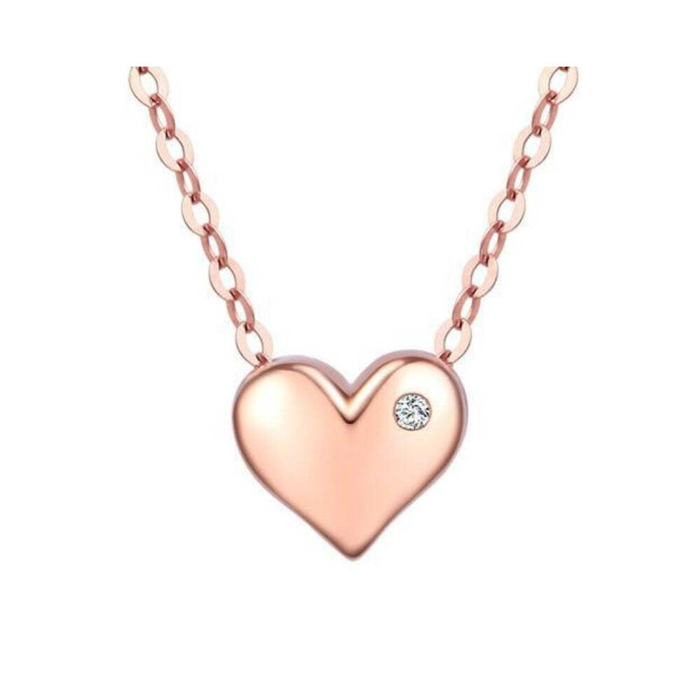 (Style J) Four Fashion Leaf Clover And Heart Chain Necklace Decoration With Rhinestone
