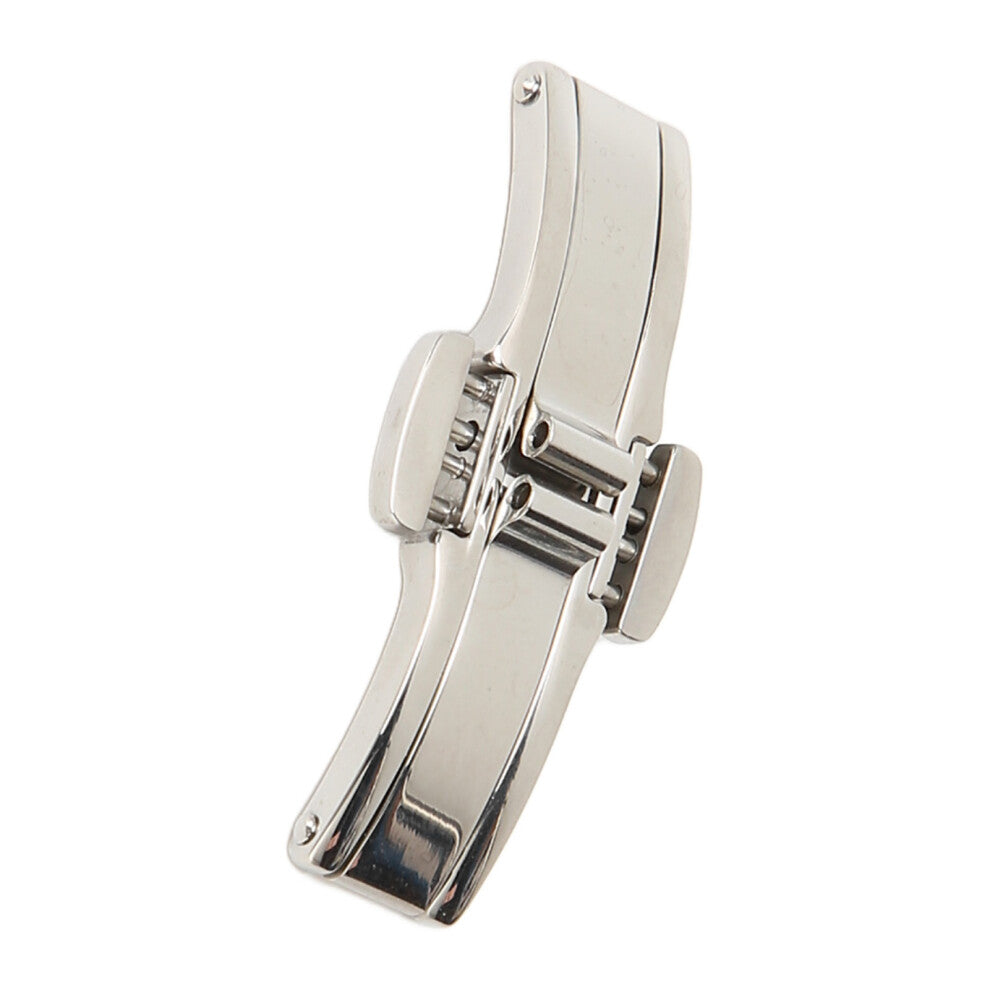 Stainless Steel Double Button Clasp for Easy Wear Watches - 20mm