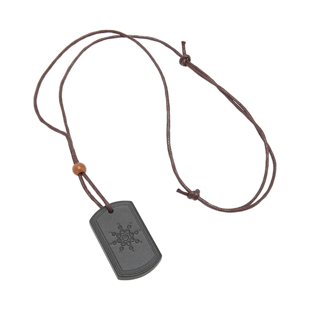 Fashionable Volcanic Stone Necklace Promoting Health and Style