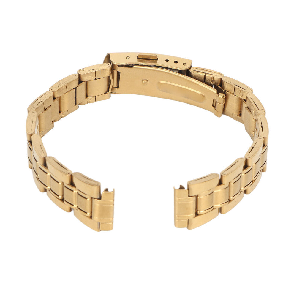 14mm Gold Stainless Steel Replacement Band for Smart & Traditional Watches