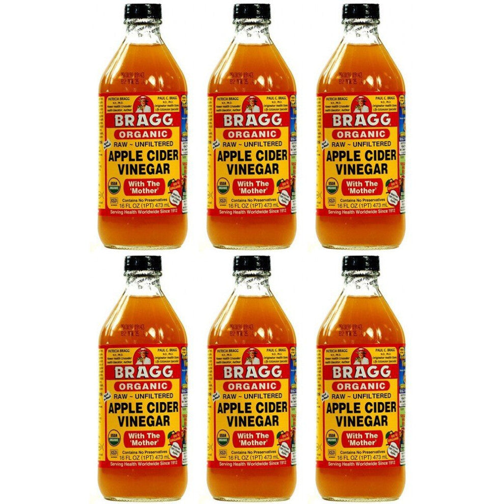 Braggs Apple Cider Vinegar x 6 (Pack of 6)