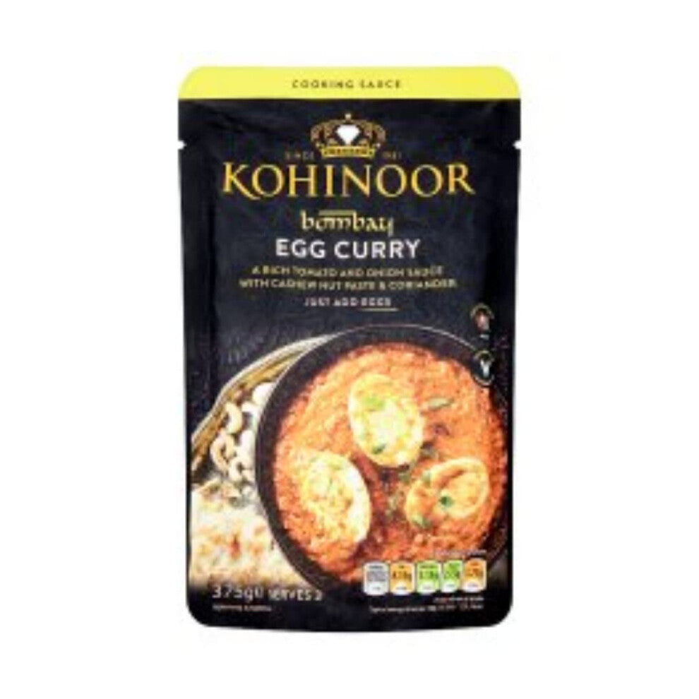 Kohinoor Bombay Egg Curry Cooking Sauce 375gr x 10 Pack